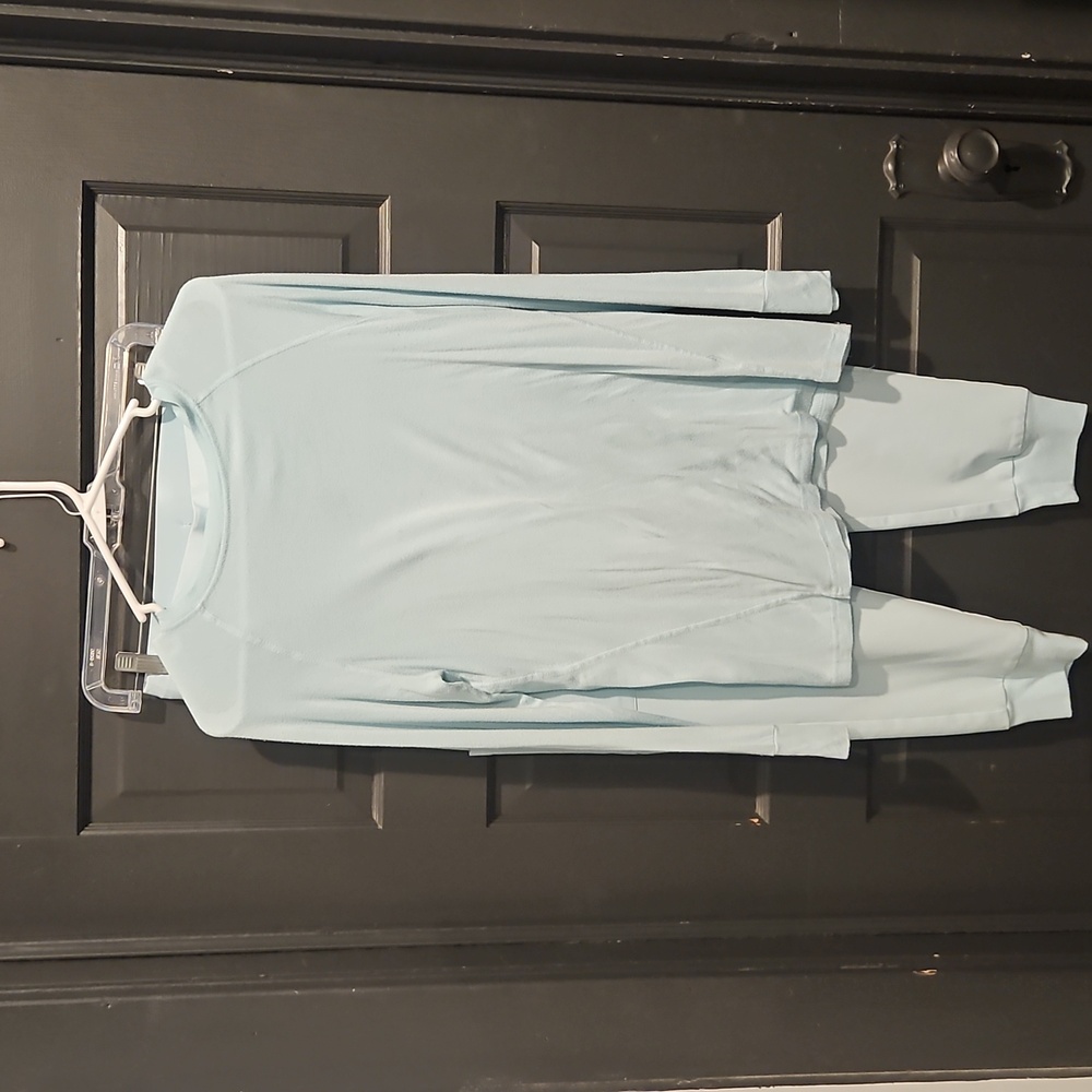 Mandala light blue scrub set